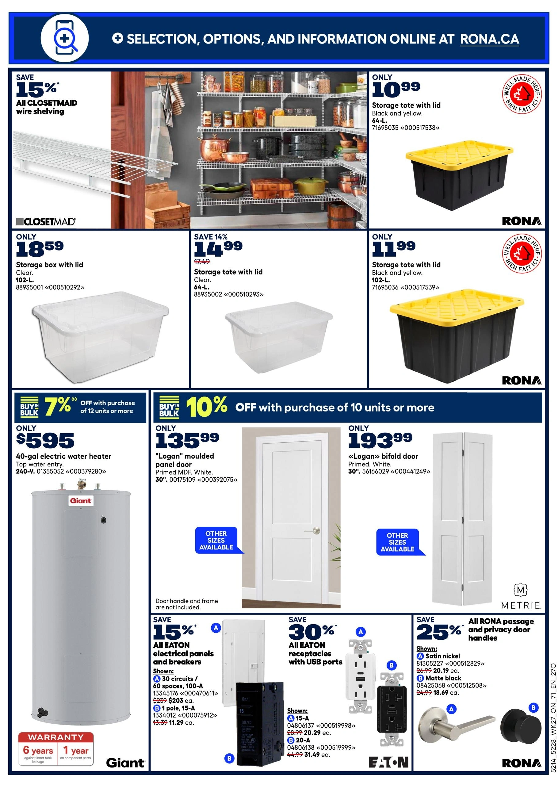 RONA & RONA + flyer page 15
