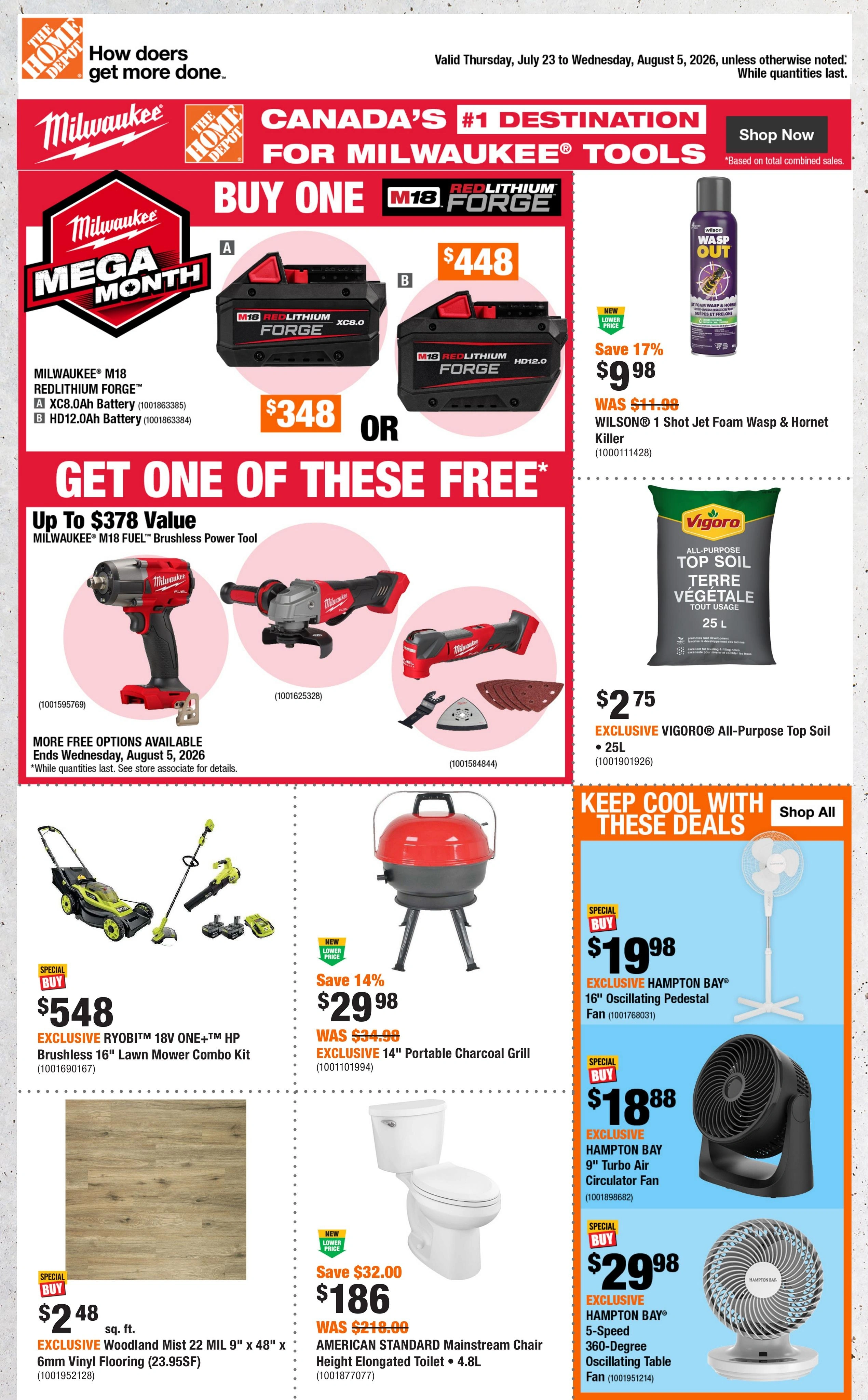 Home Depot flyer page 1