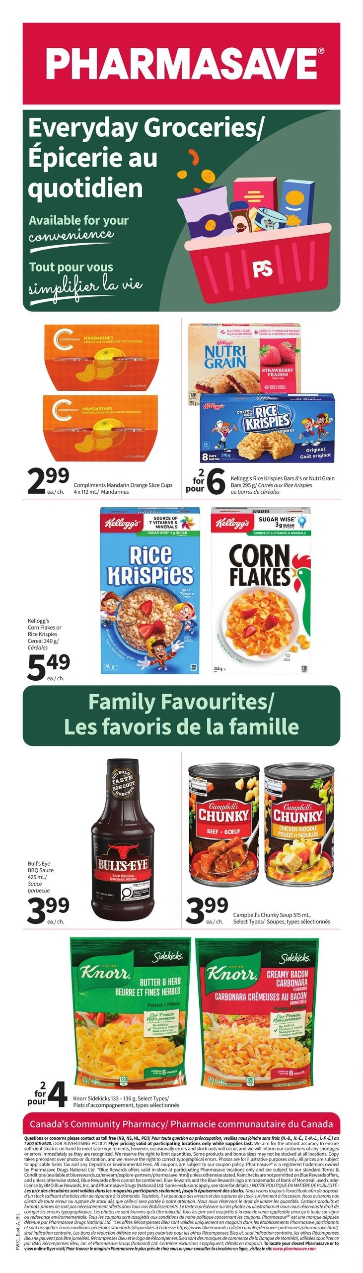 Pharmasave flyer page 1