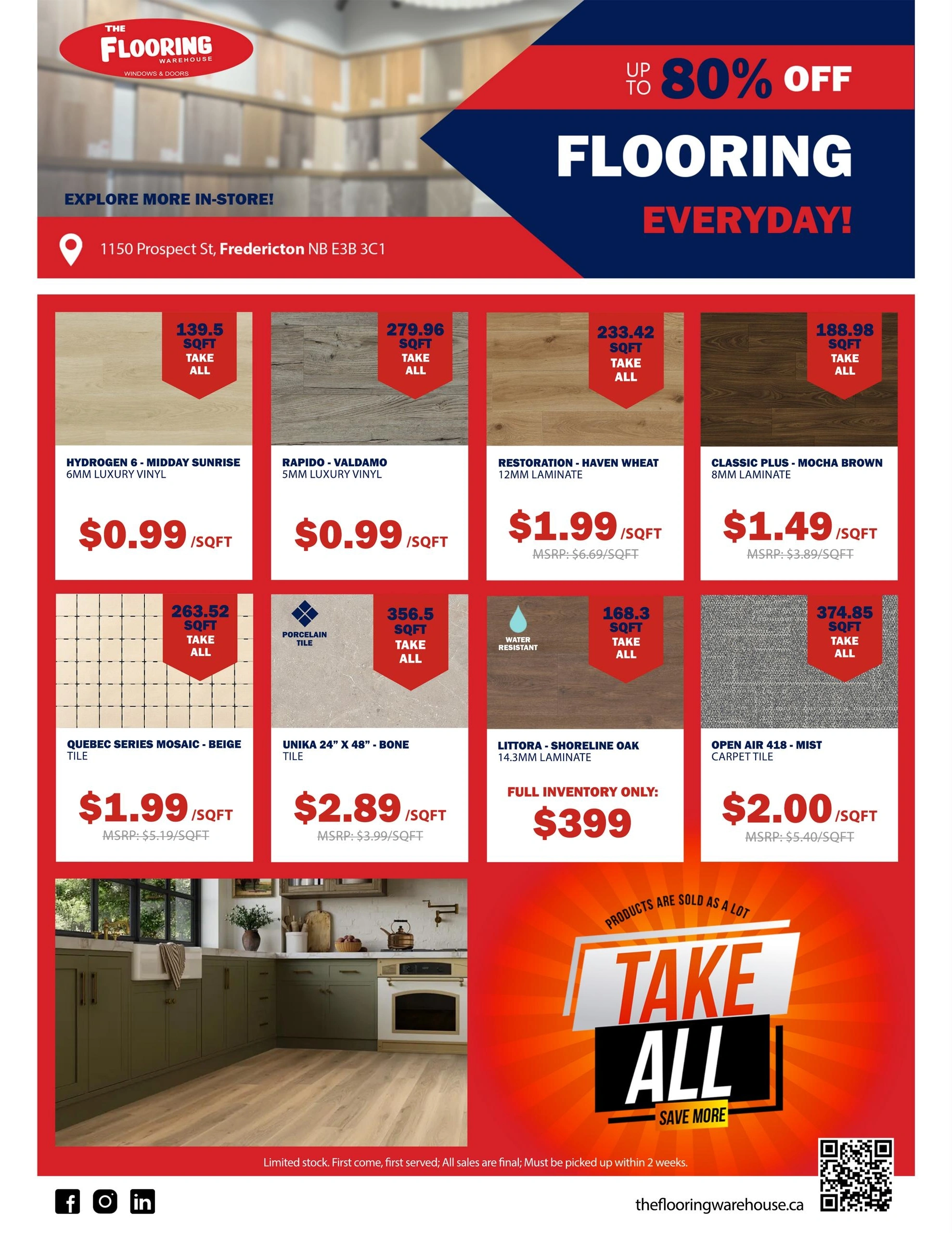 The Flooring Warehouse flyer page 7