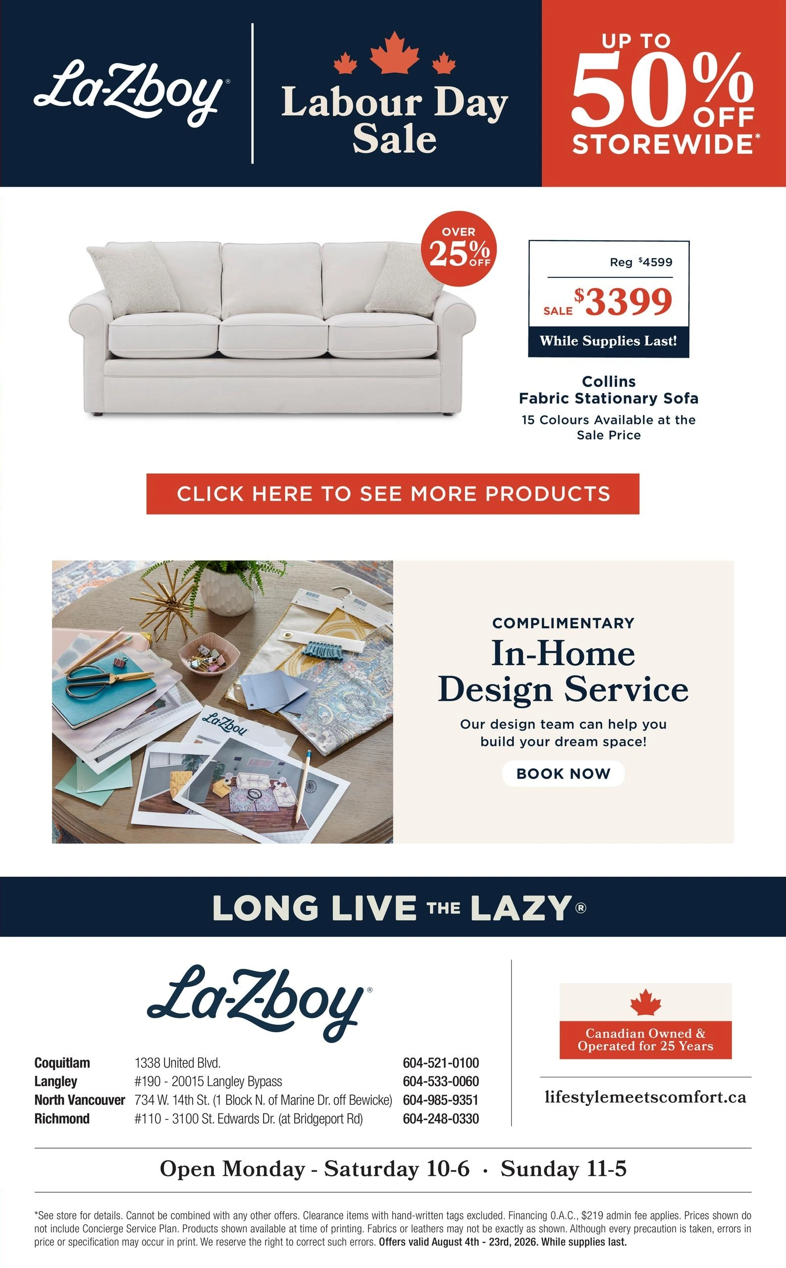 La-Z-Boy Furniture Galleries flyer page 4