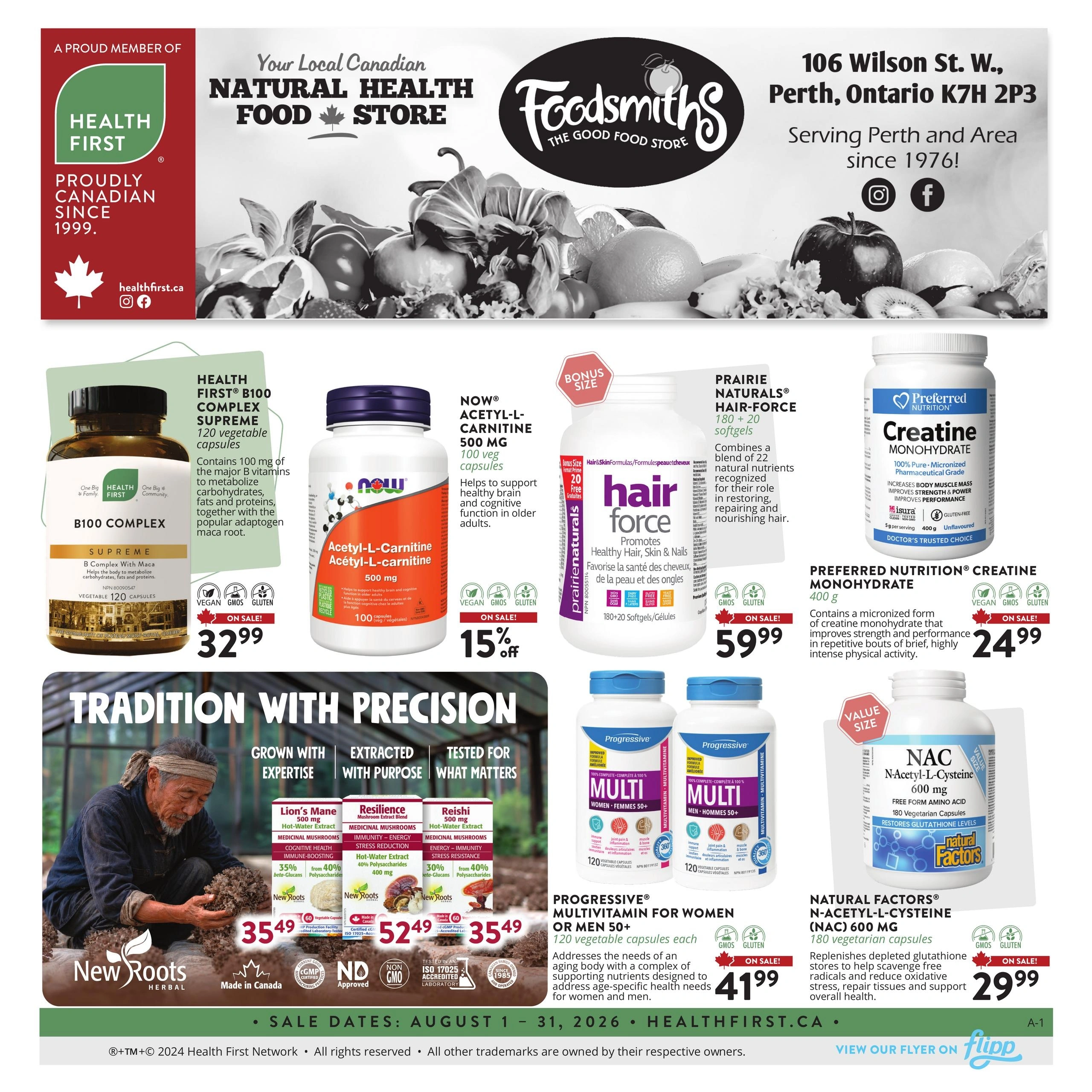 Foodsmiths flyer page 1