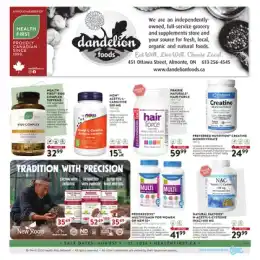 Dandelion Foods Flyer