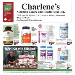 Charlene's Nutrition Centre flyer