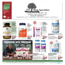 Ave Maria Specialities flyer