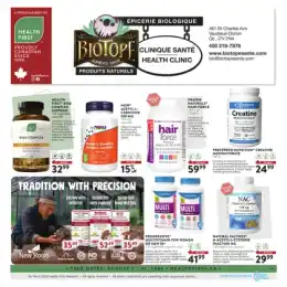 Biotope Aliments Santé flyer