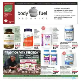 Body Fuel Organics flyer