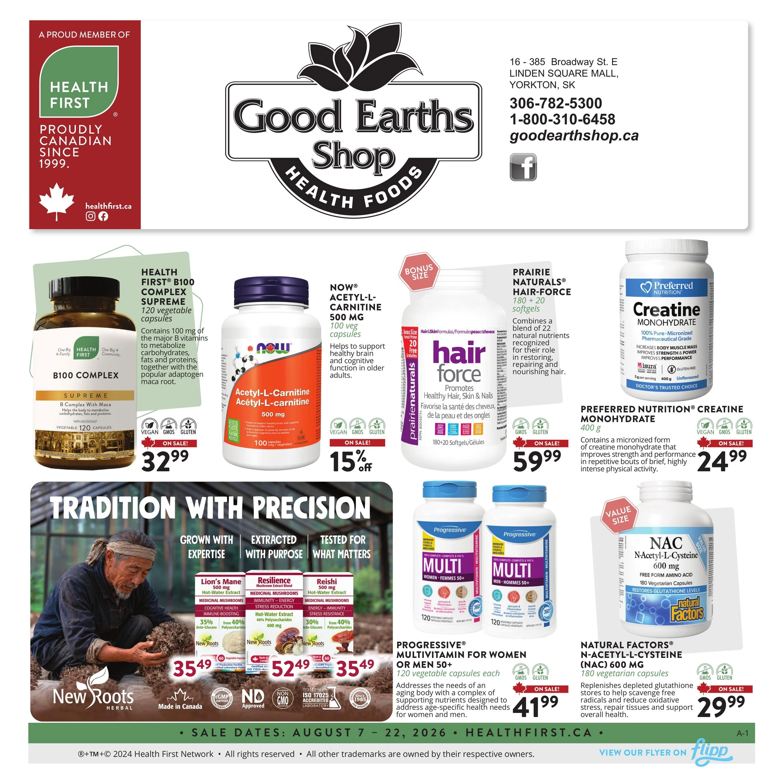 Good Earths Shop flyer page 1