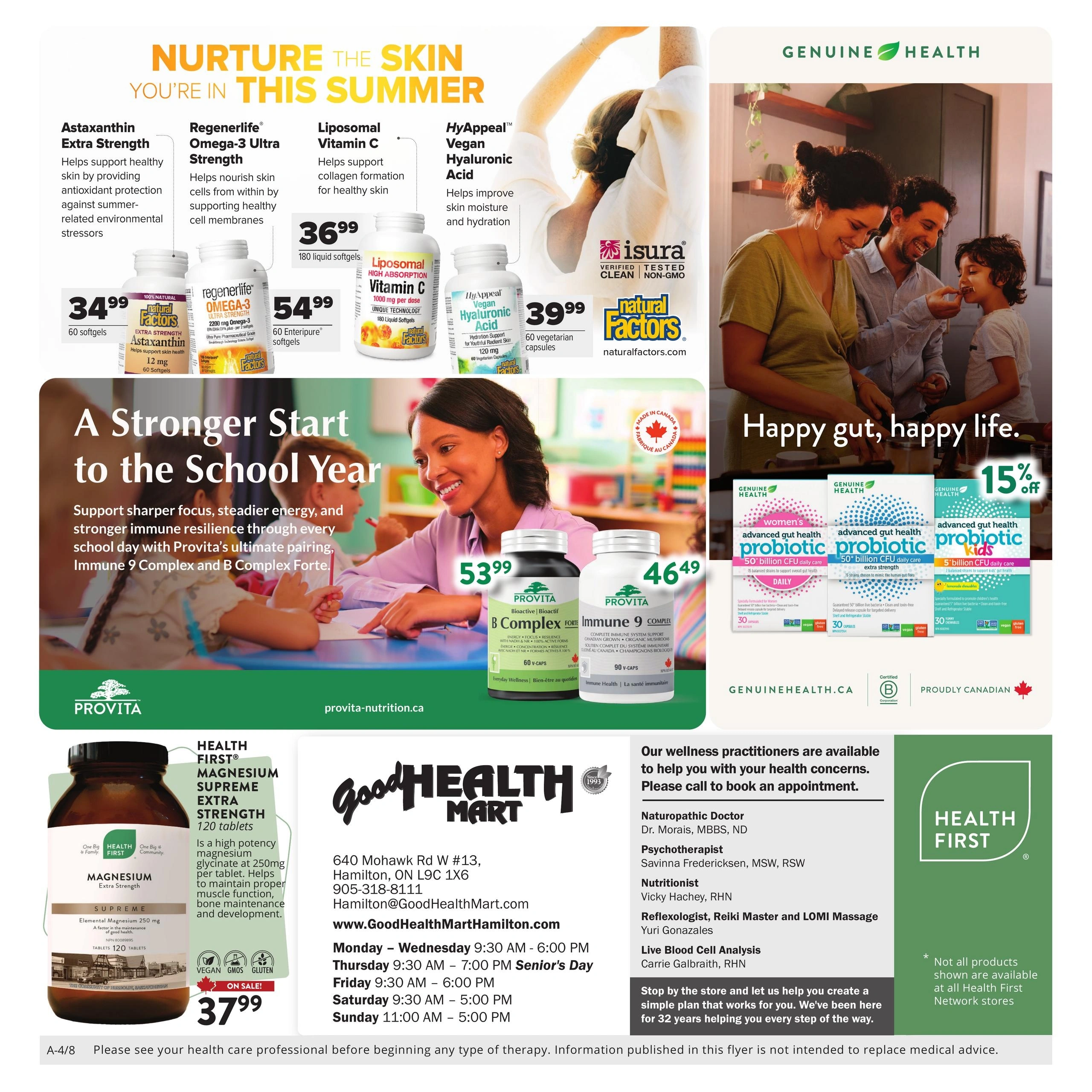 Good Health Mart Hamilton flyer page 4