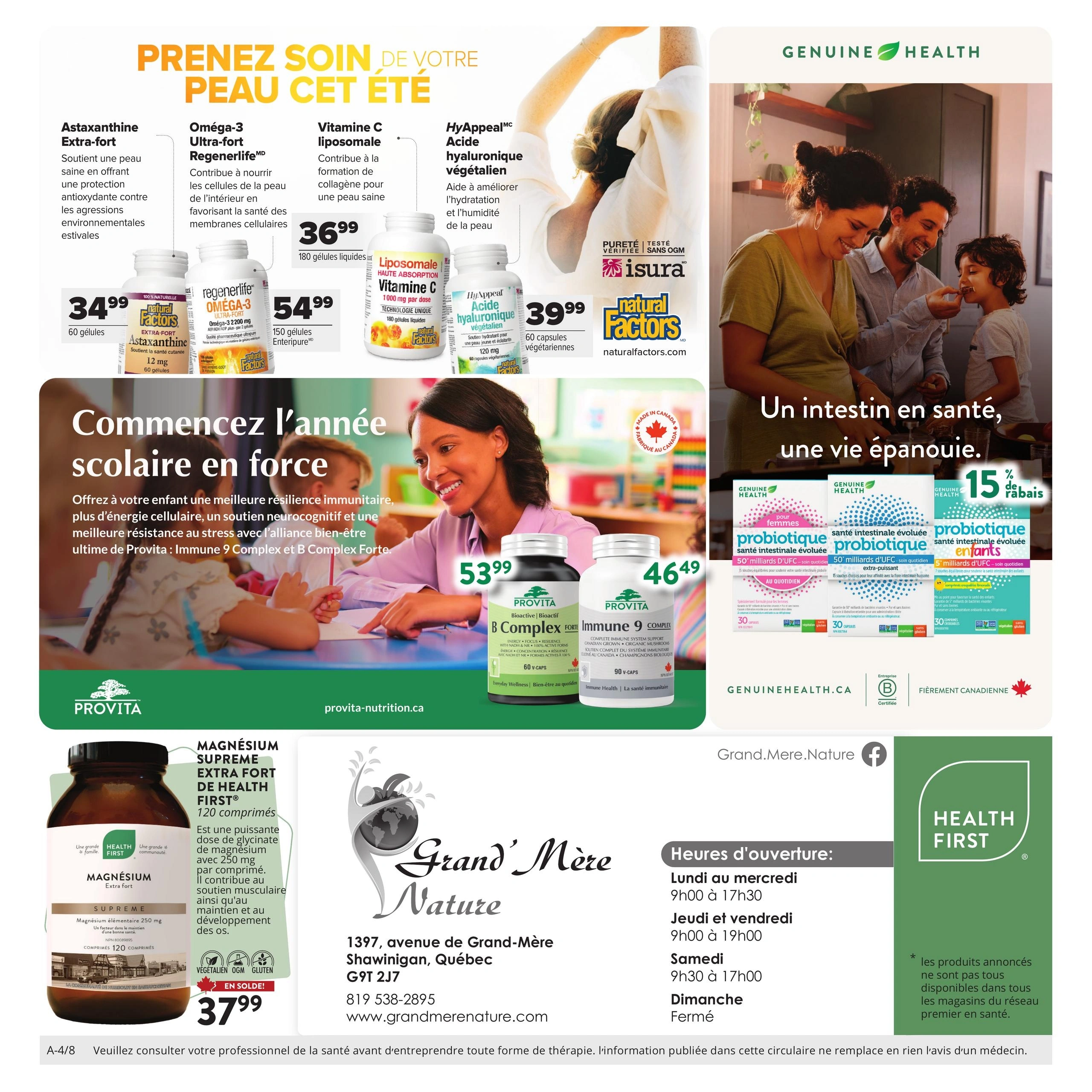 Grand’Mère Nature flyer page 4