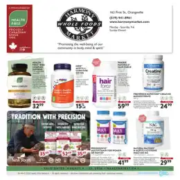 Harmony Whole Foods Market Flyer