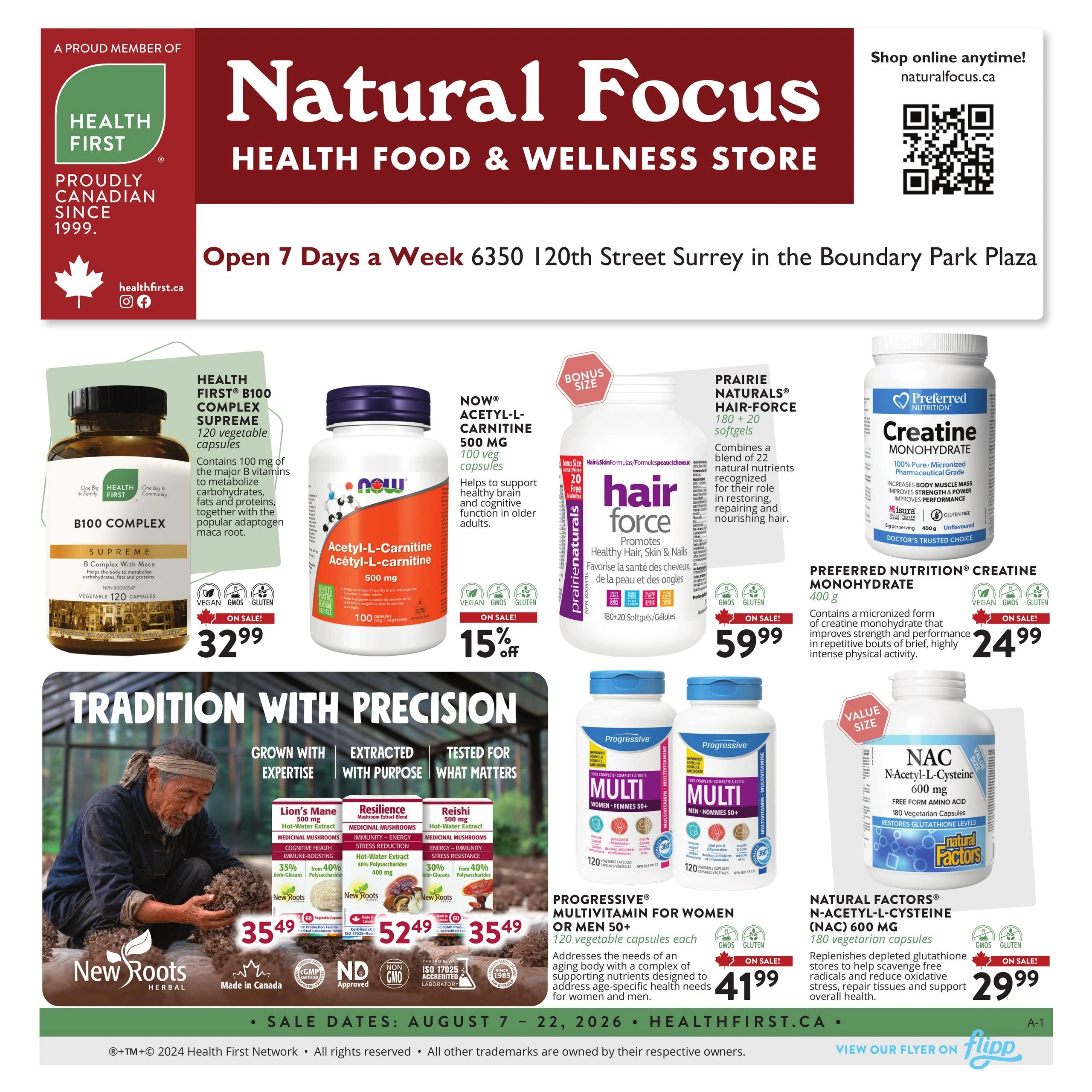 Natural Focus Surrey flyer page 1