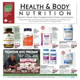 Health & Body Nutrition flyer