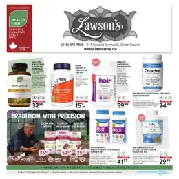 Lawson's Health Foods flyer