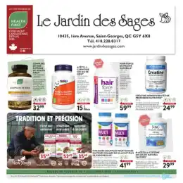 Le Jardin des Sages flyer