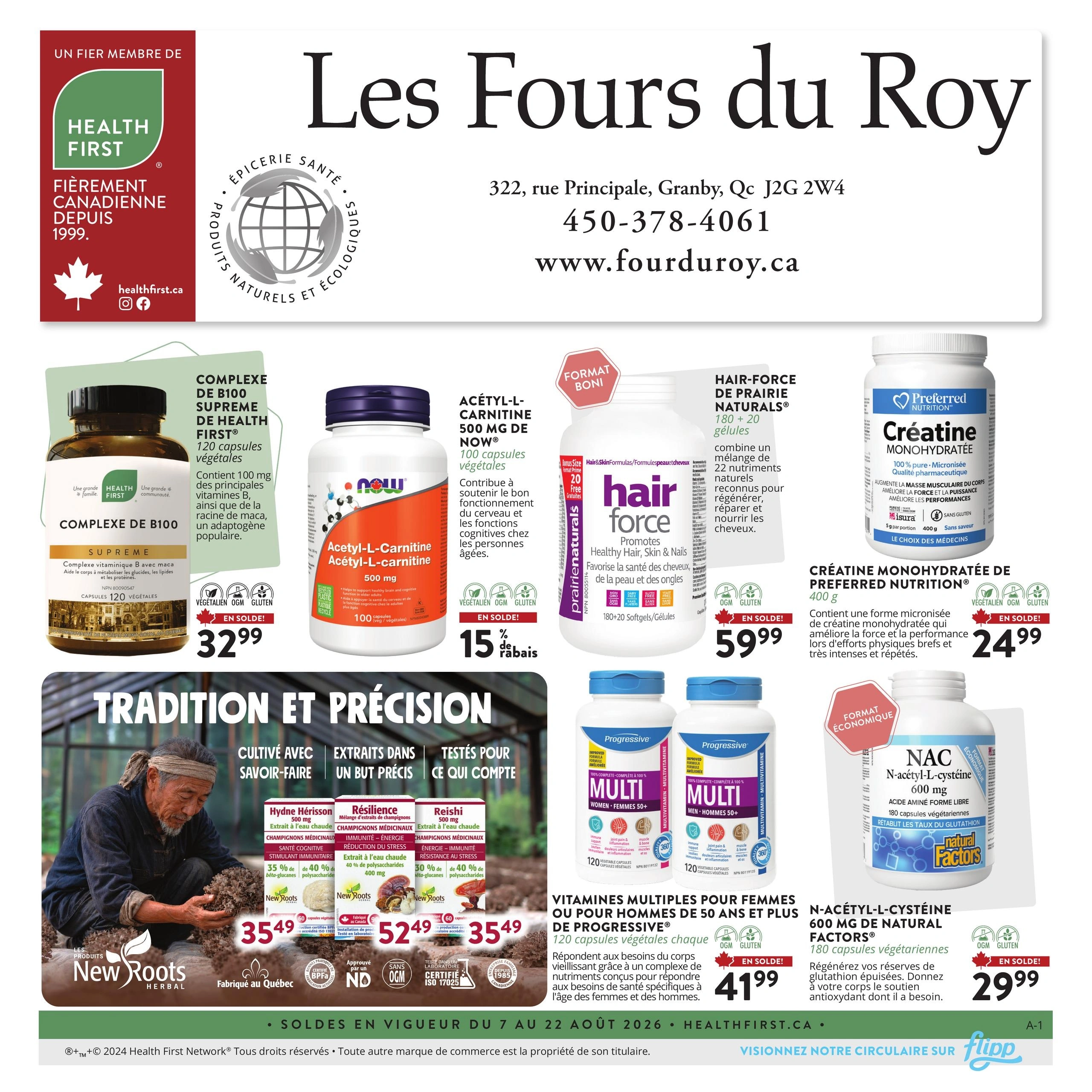 Les Fours du Roy flyer page 1