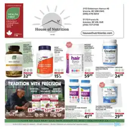 House of Nutrition flyer