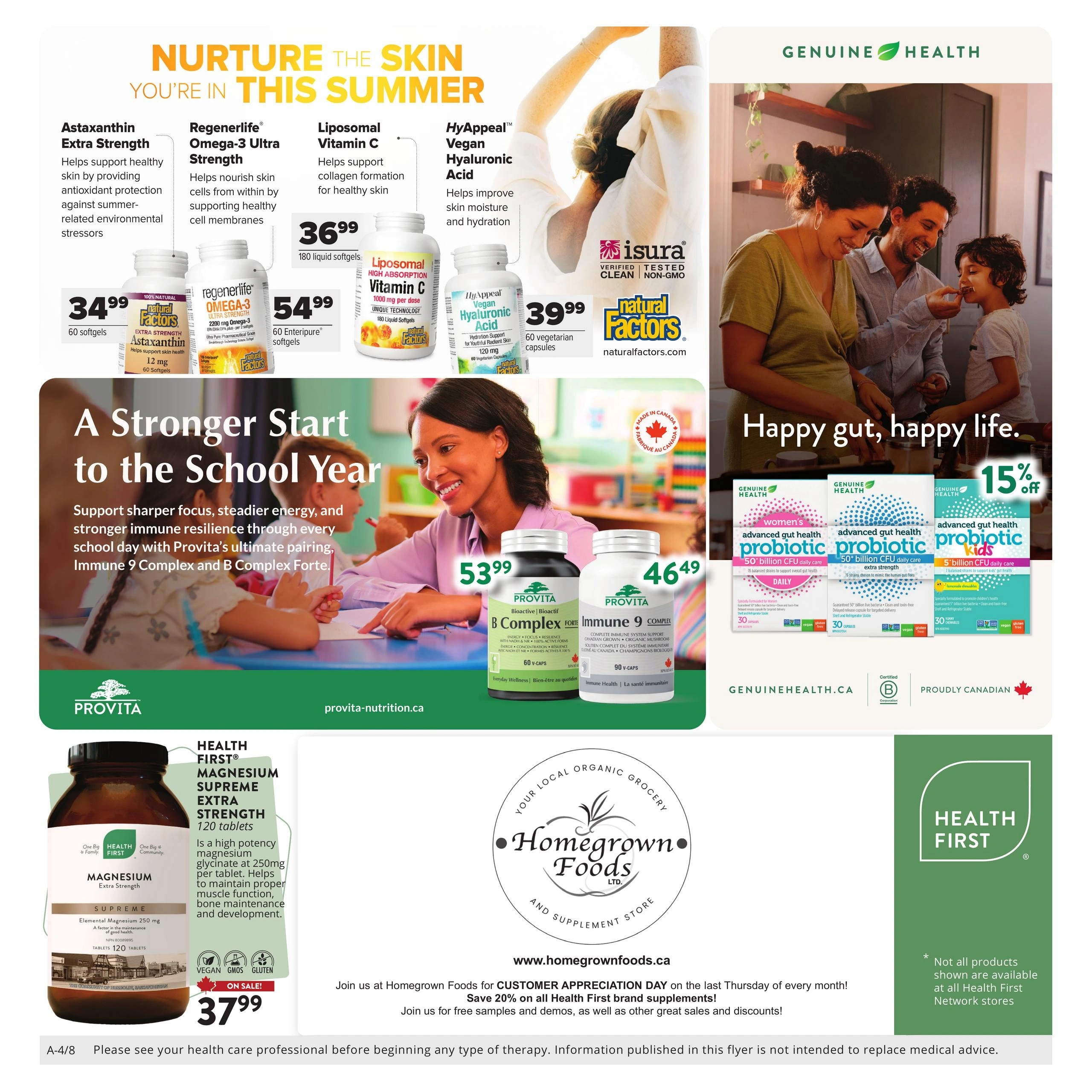 Homegrown Foods flyer page 4