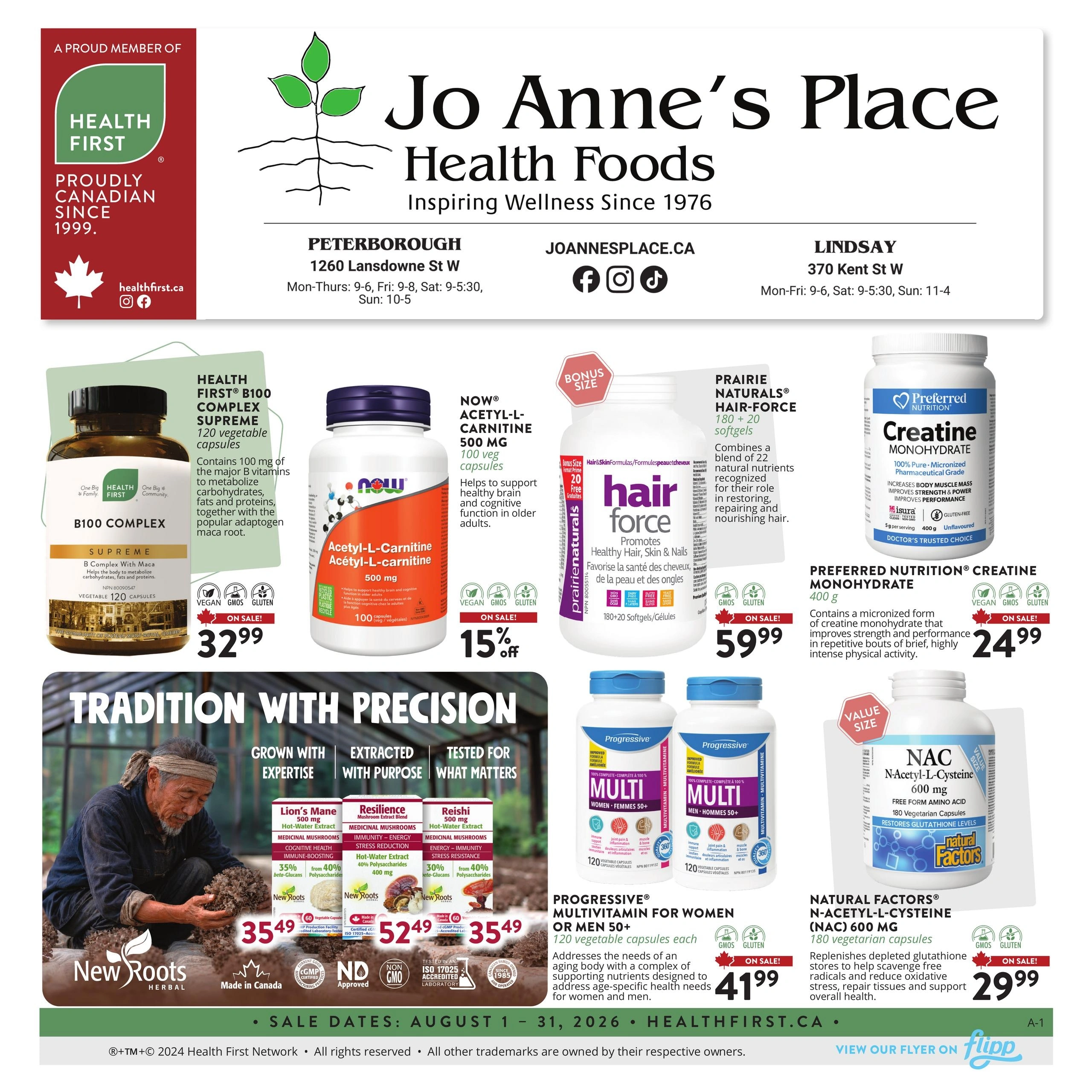 Jo Anne's Place flyer page 1
