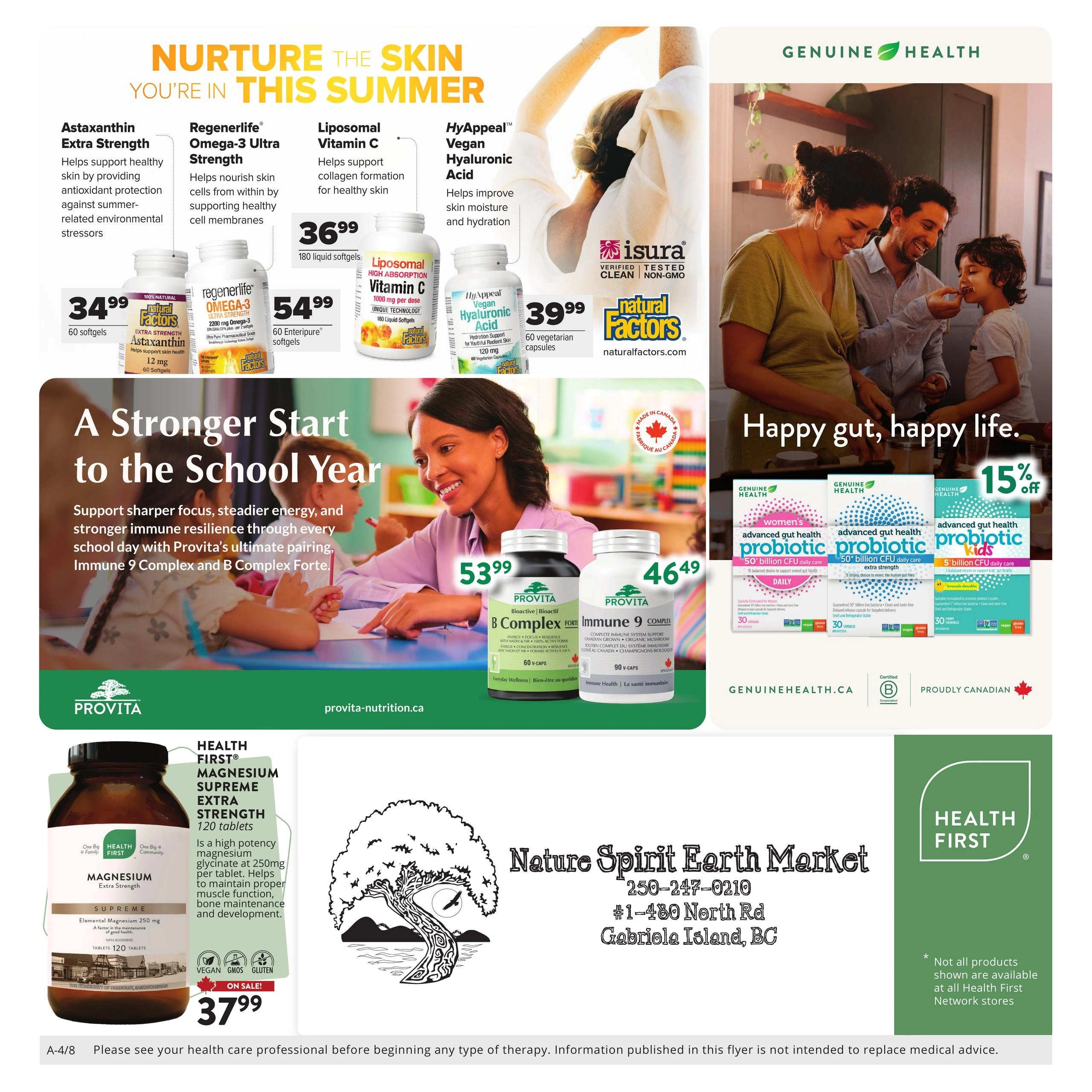 Nature Spirit Earth Market flyer page 4