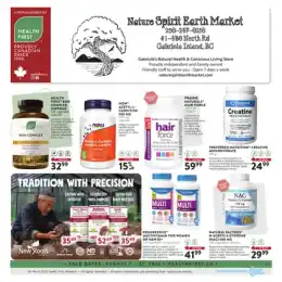 Nature Spirit Earth Market Monthly Flyer