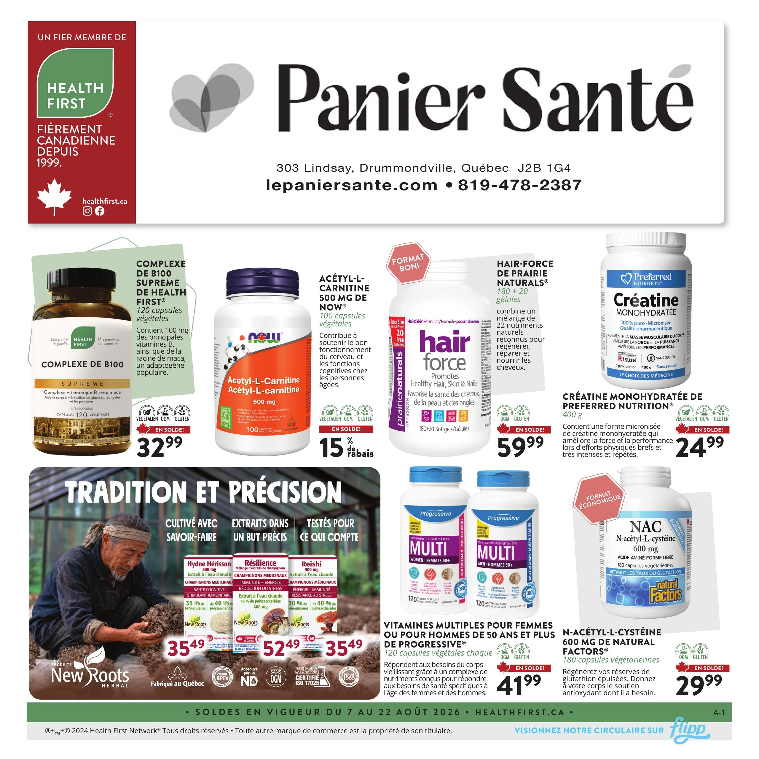 Panier Santé flyer page 1