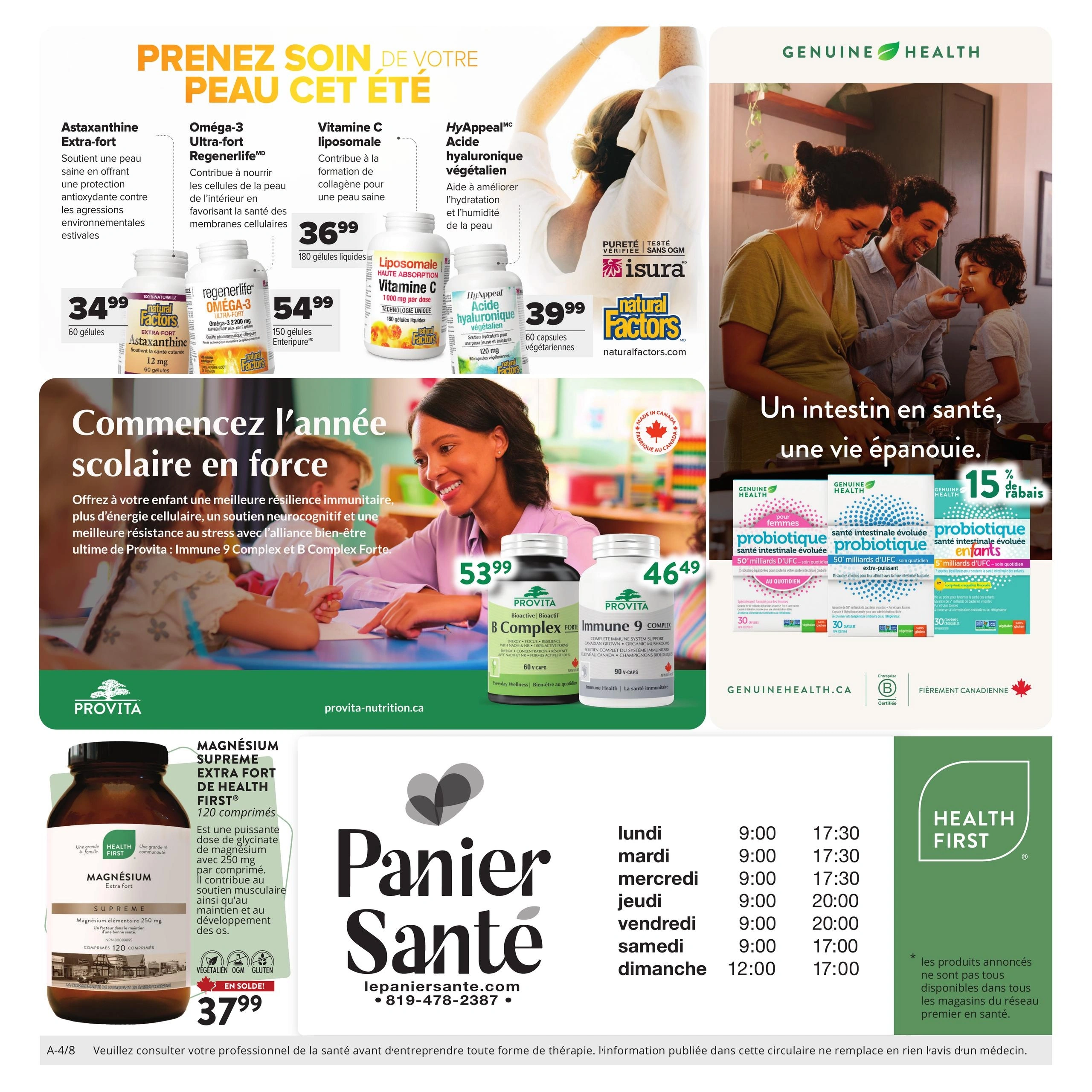 Panier Santé flyer page 4