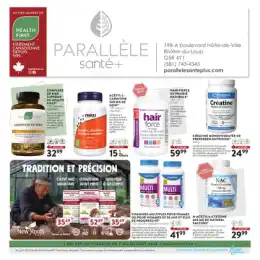 Parallèle Santé Plus flyer