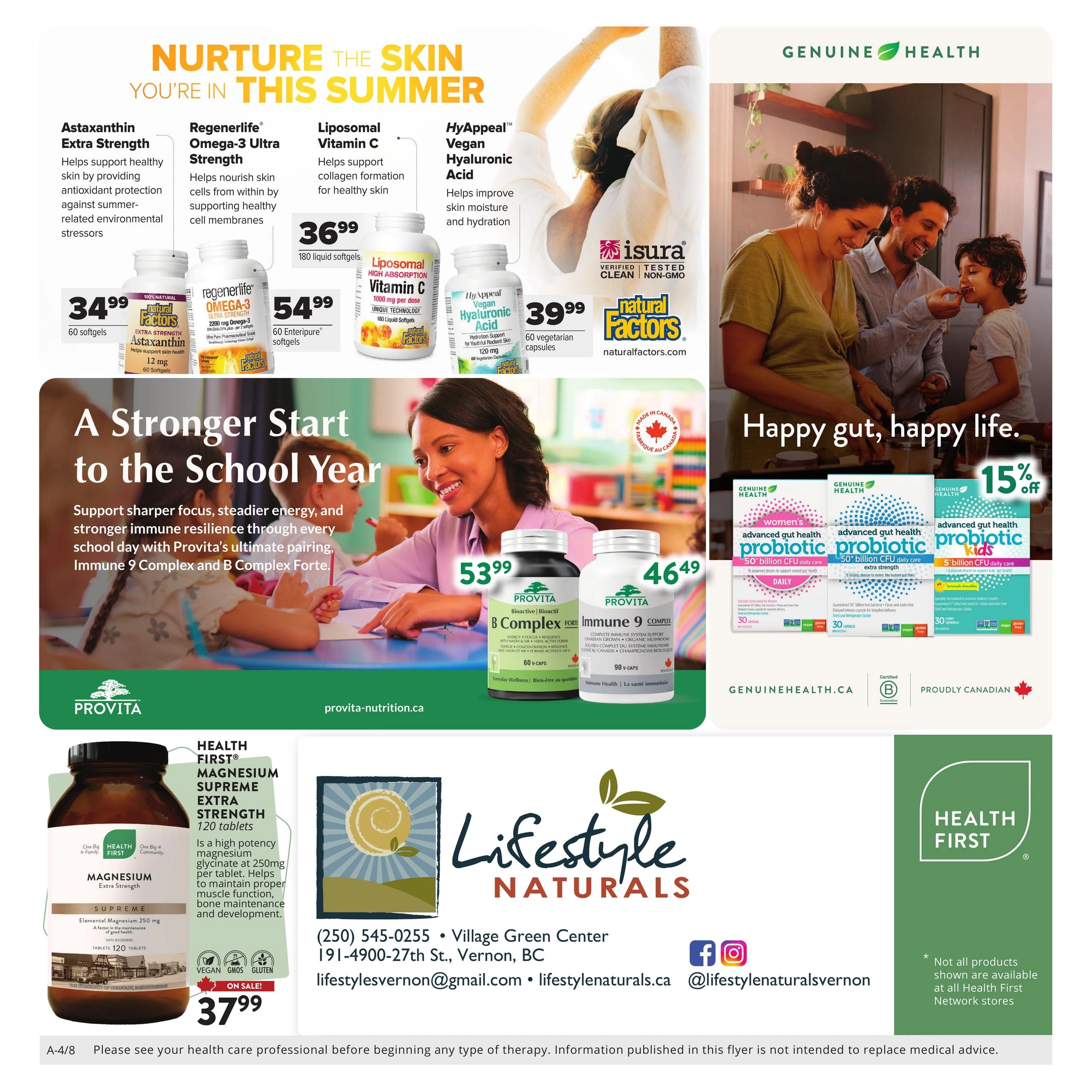 Lifestyle Naturals flyer page 4