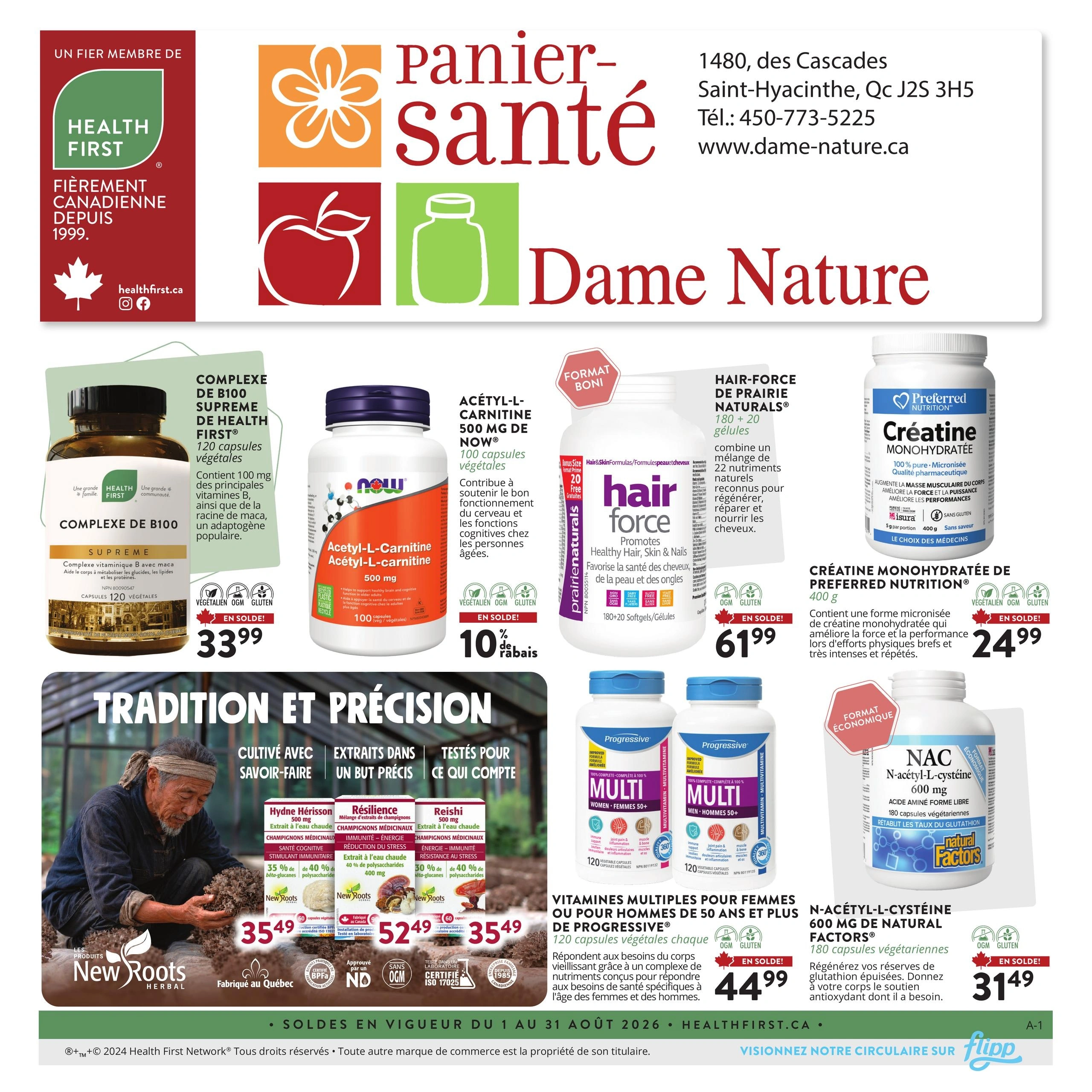 Panier Santé Dame Nature flyer page 1