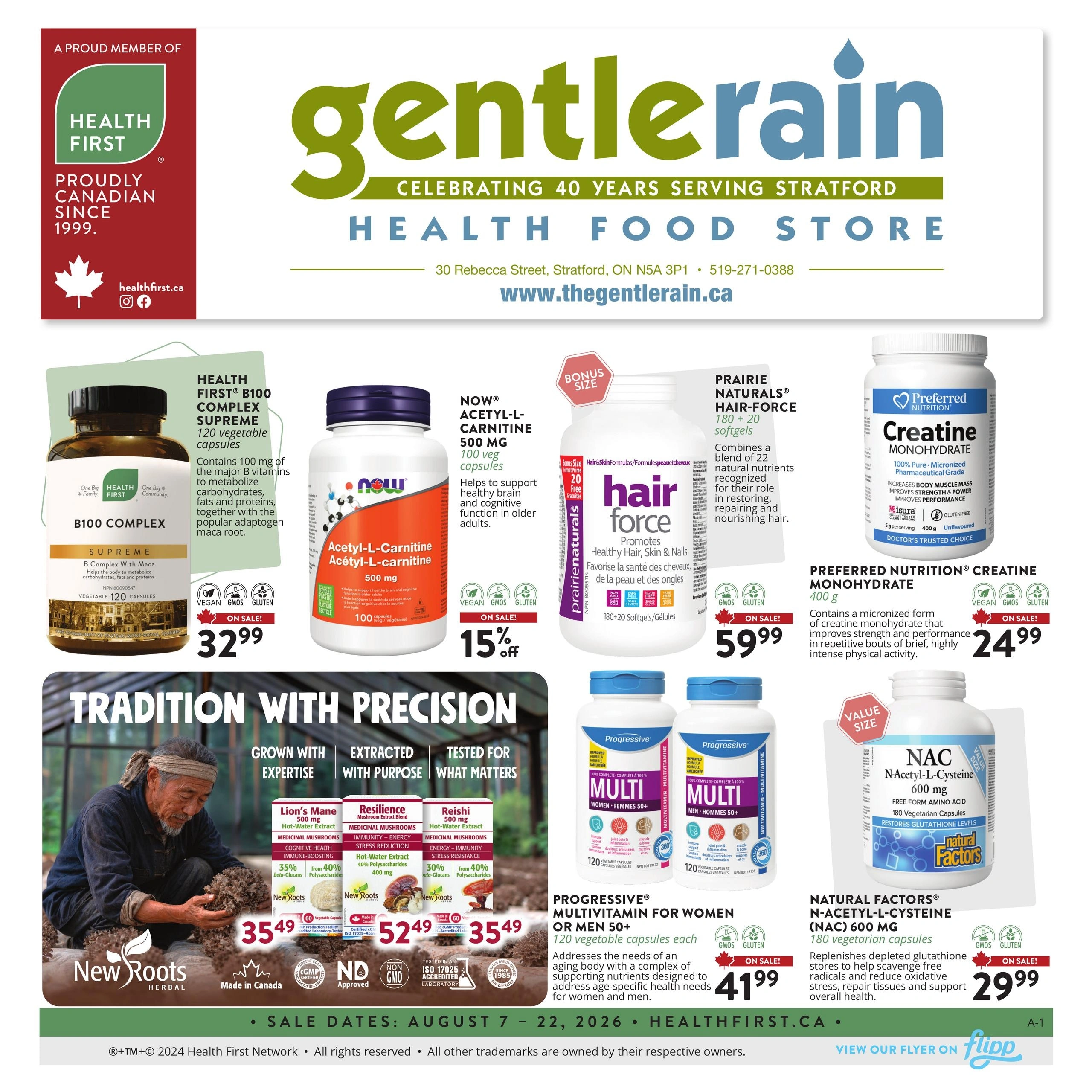 The Gentle Rain flyer page 1