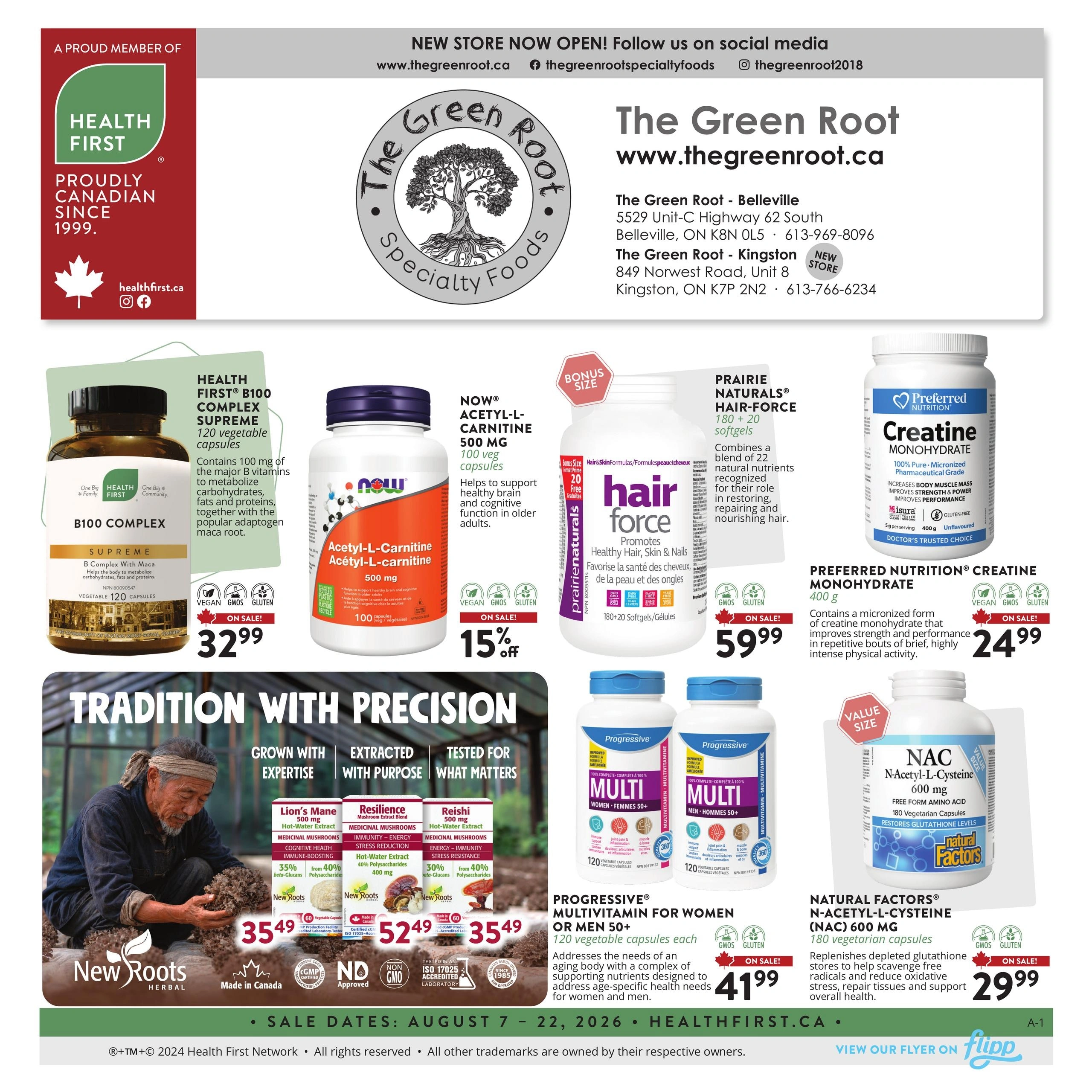The Green Root flyer page 1