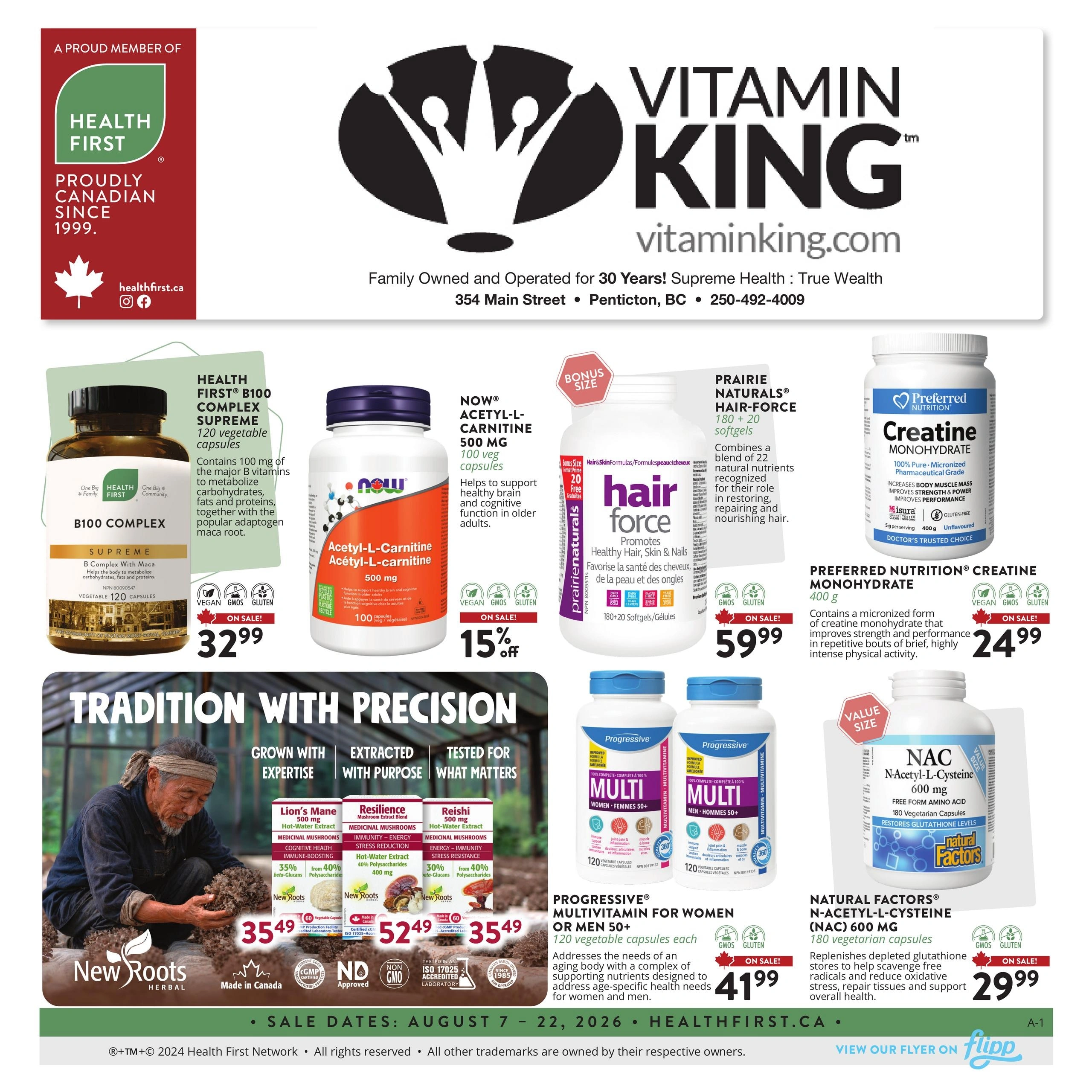 Vitamin King flyer page 1