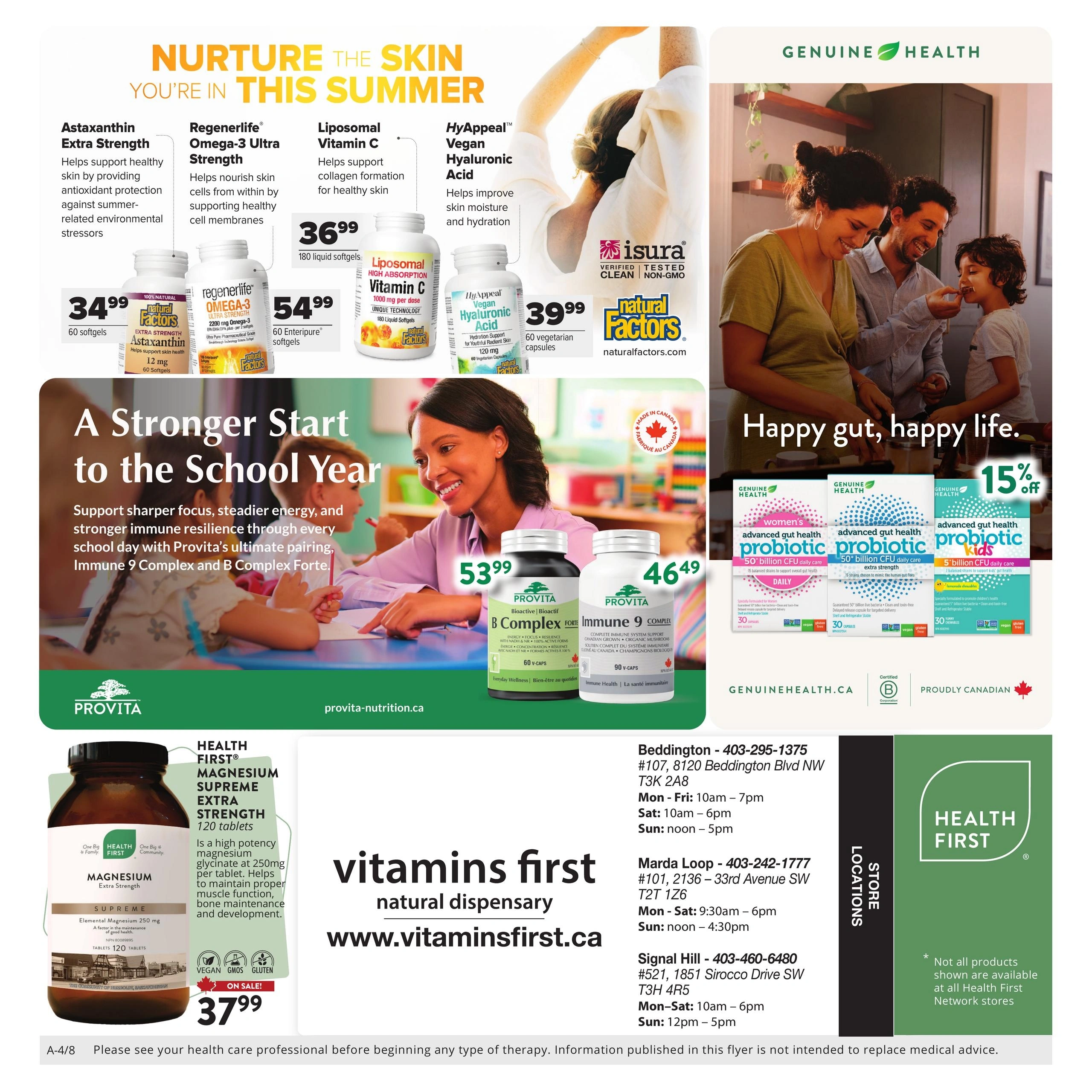 Vitamins First flyer page 4