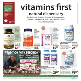 Vitamins First flyer