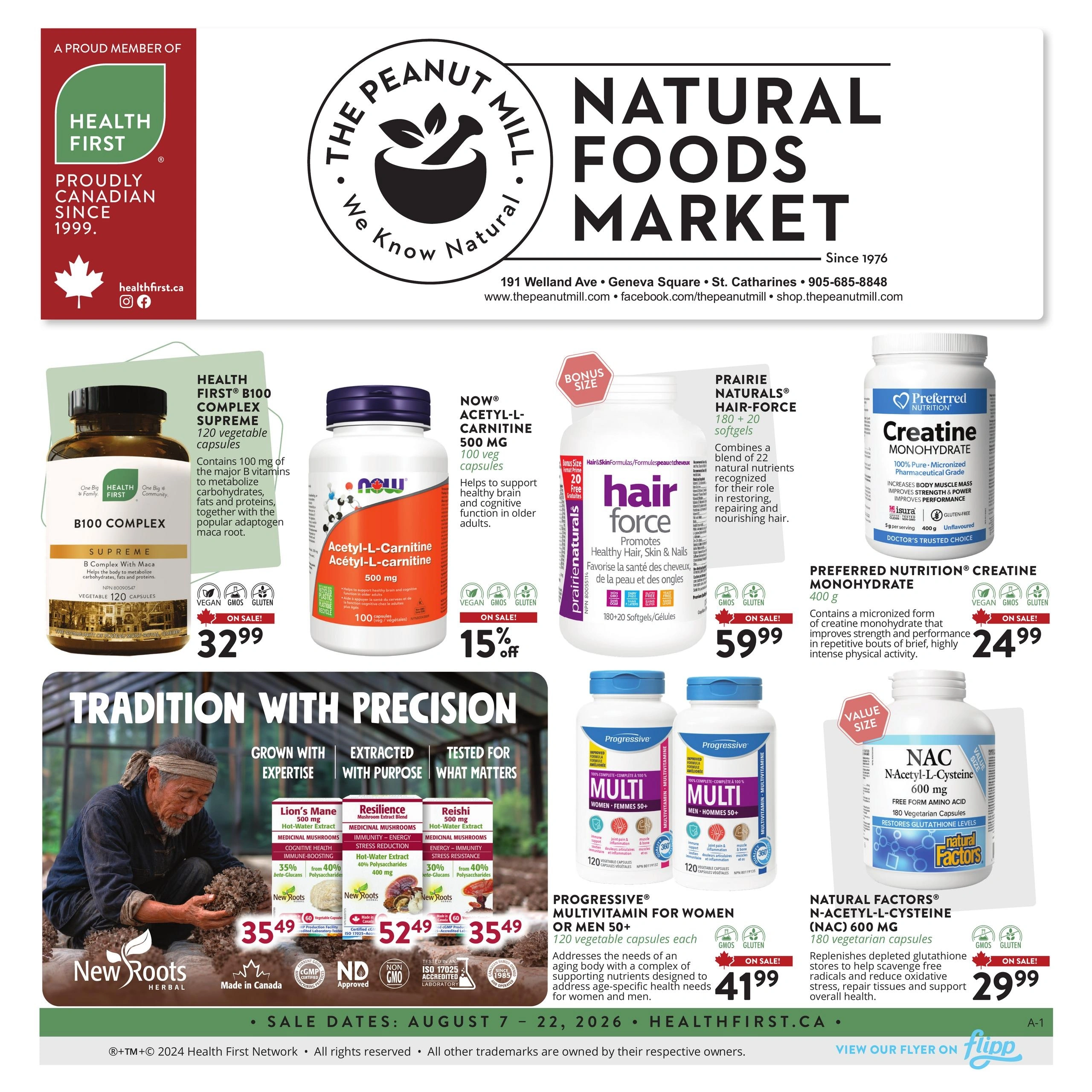 The Peanut Mill flyer page 1