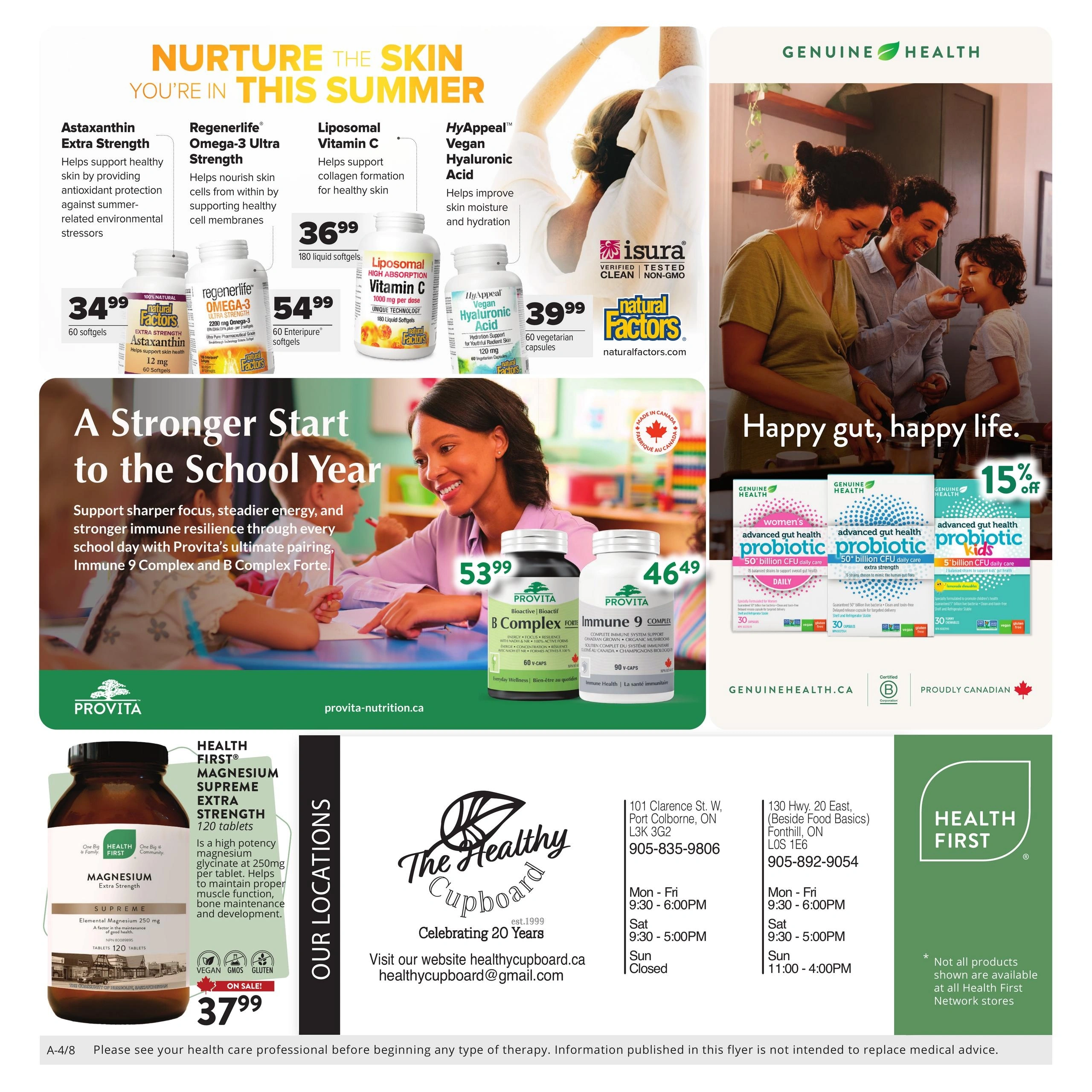 The Healthy Cupboard flyer page 4
