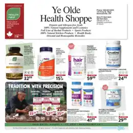 Ye Olde Health Shoppe & Clinic flyer