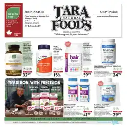 Tara Natural Foods Flyer