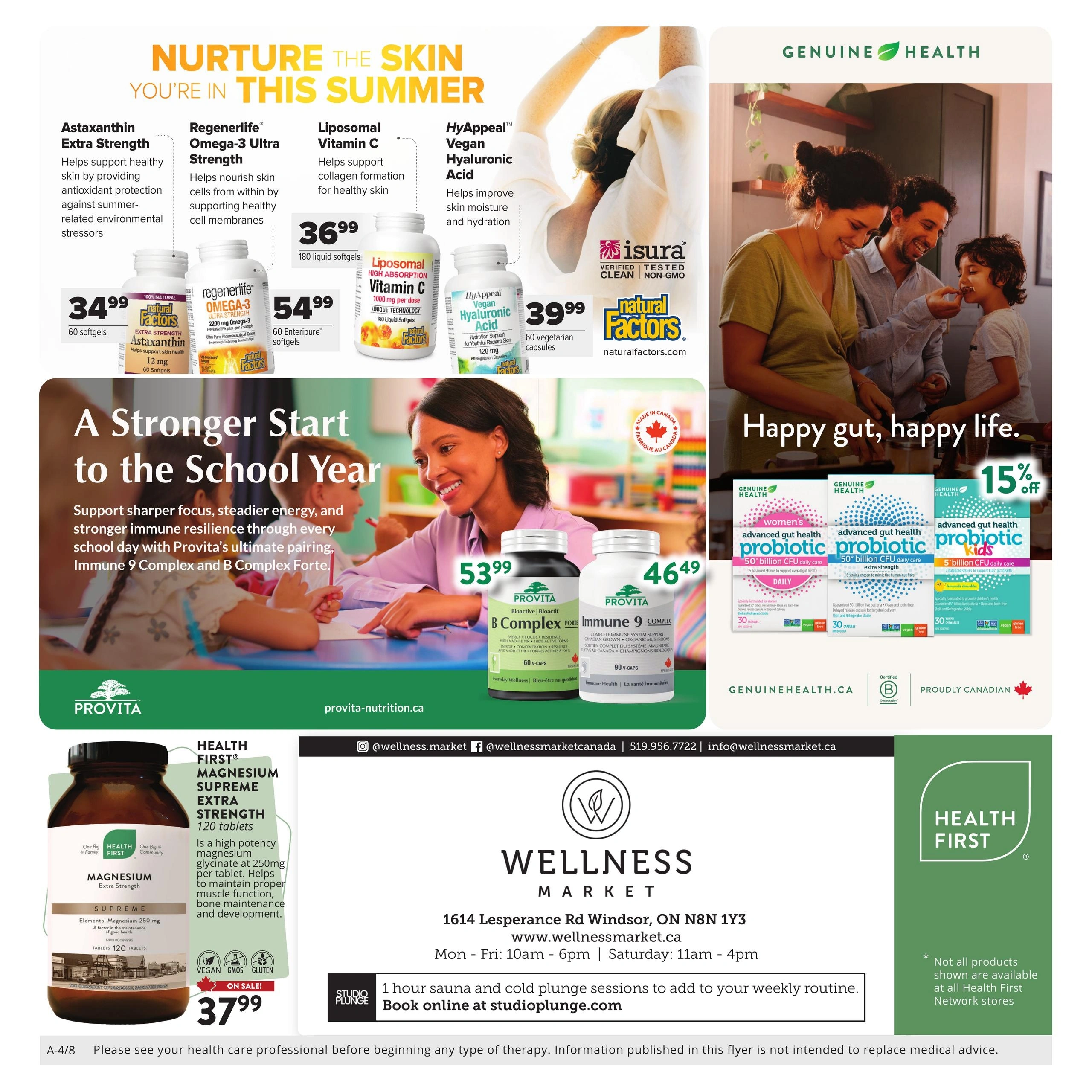Wellness Market flyer page 4
