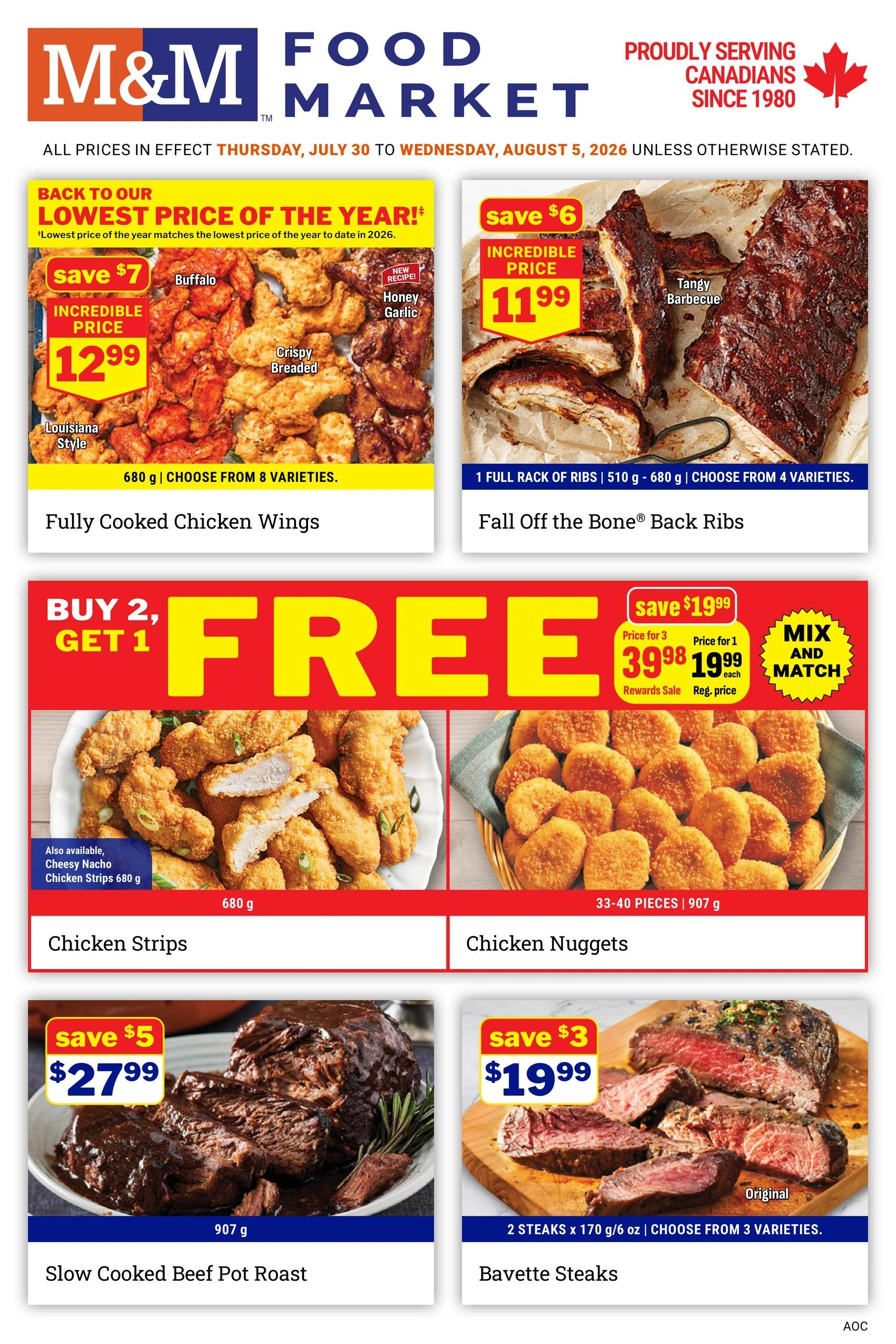 M&M Food Market flyer page 1