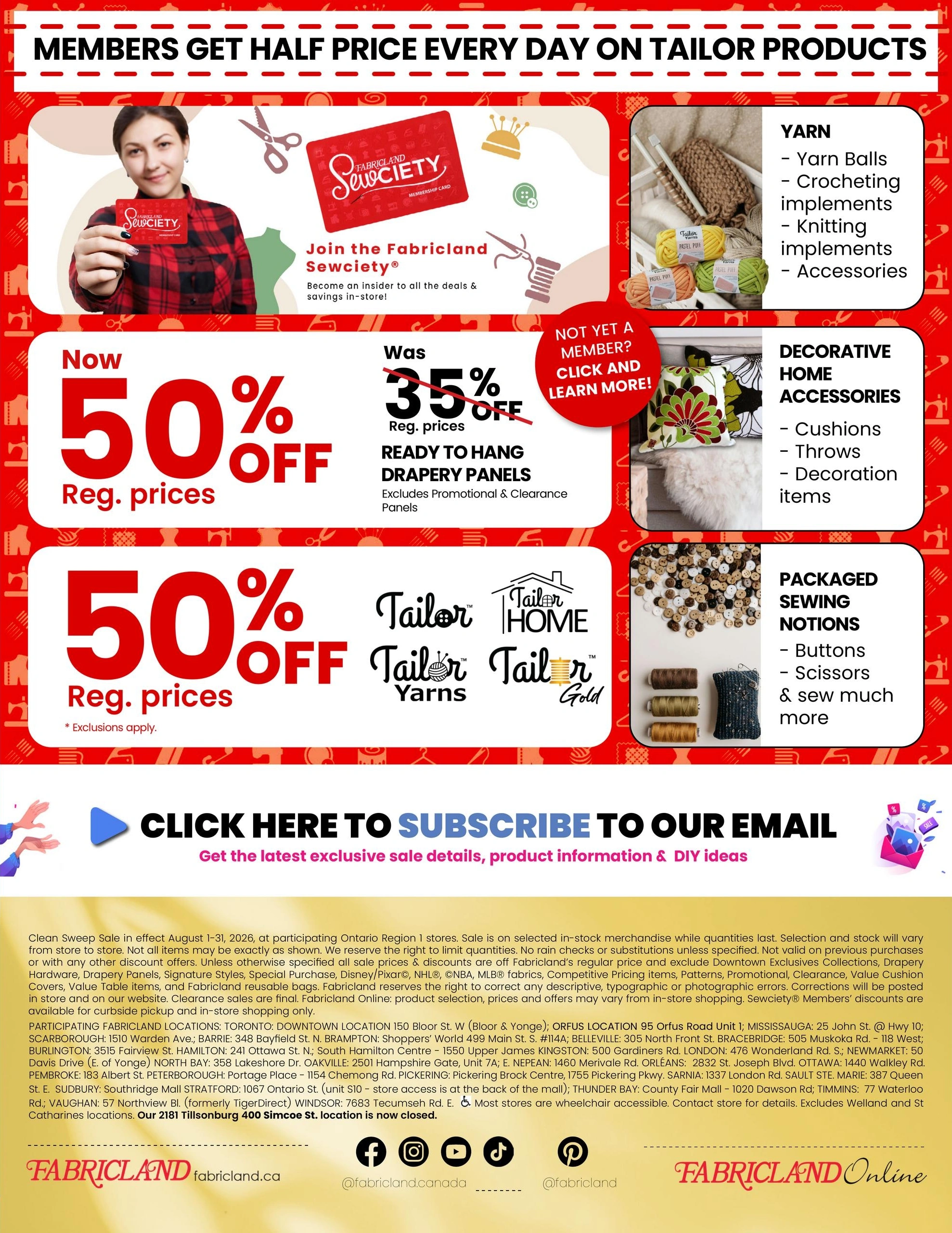 Fabricland flyer page 16