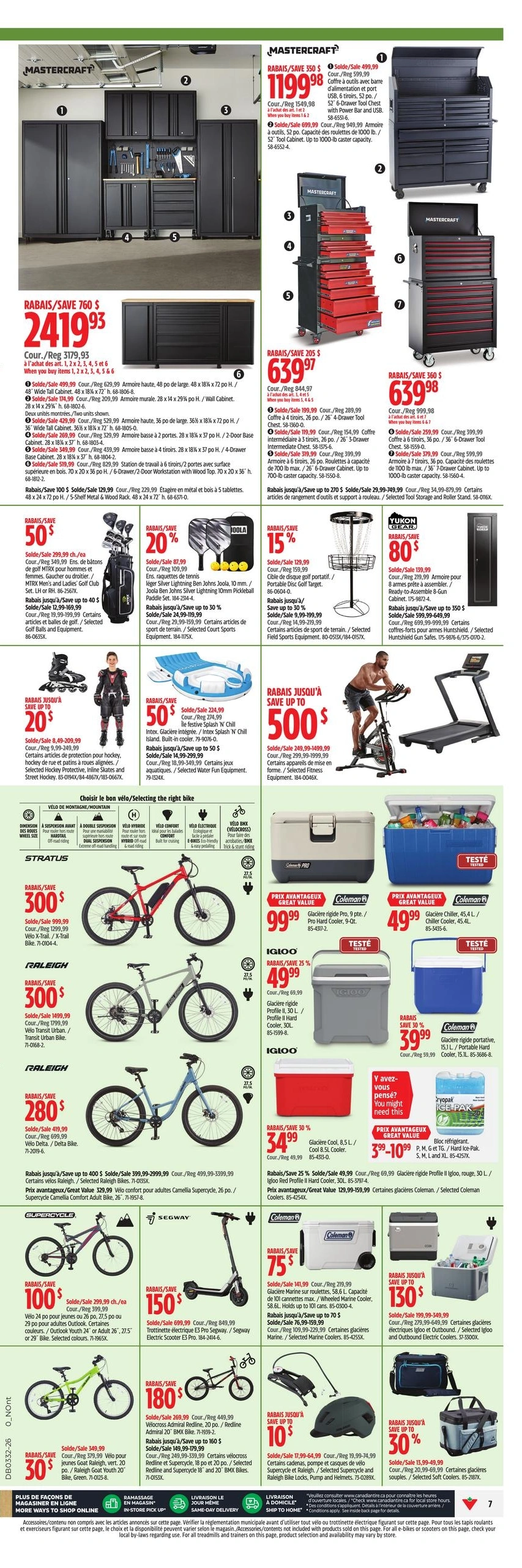 Canadian Tire flyer page 7