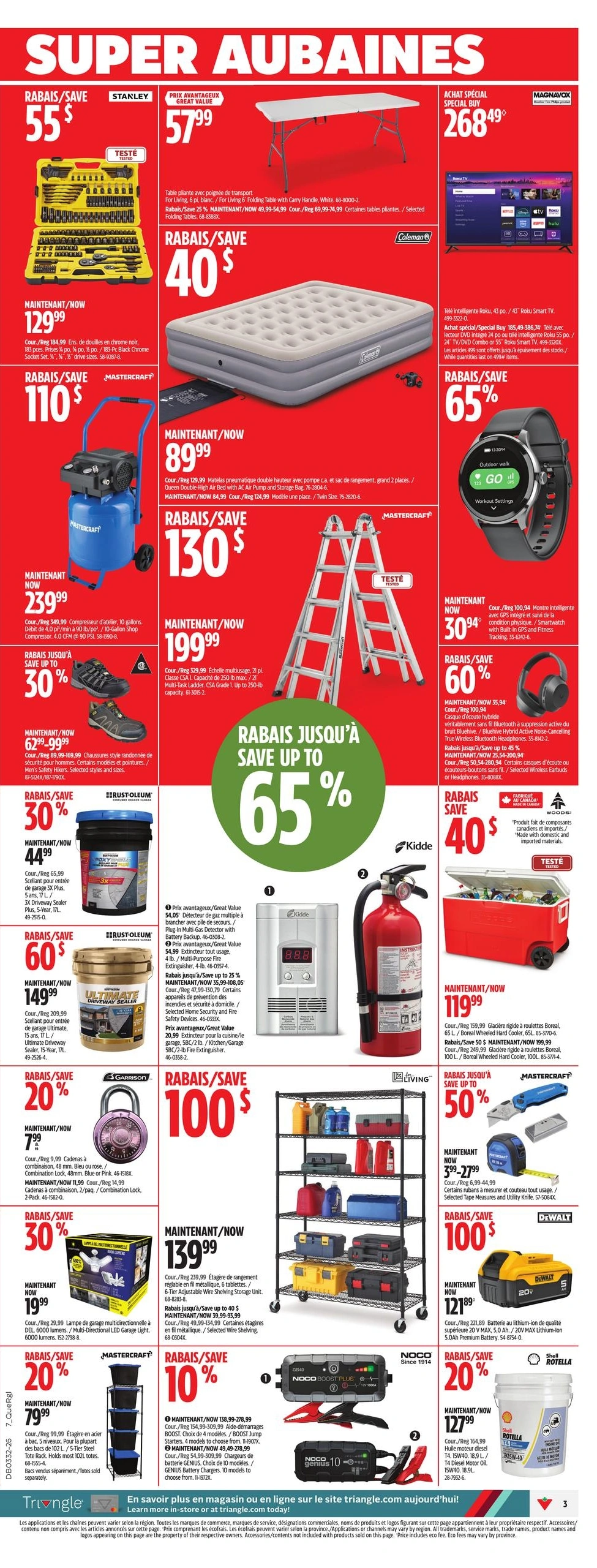 Canadian Tire flyer page 3