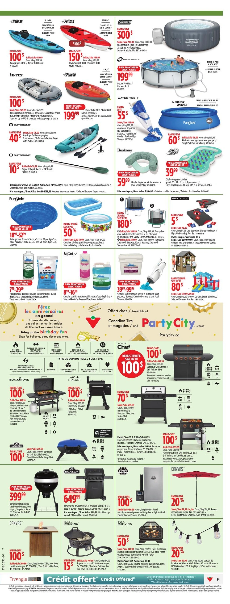 Canadian Tire flyer page 9