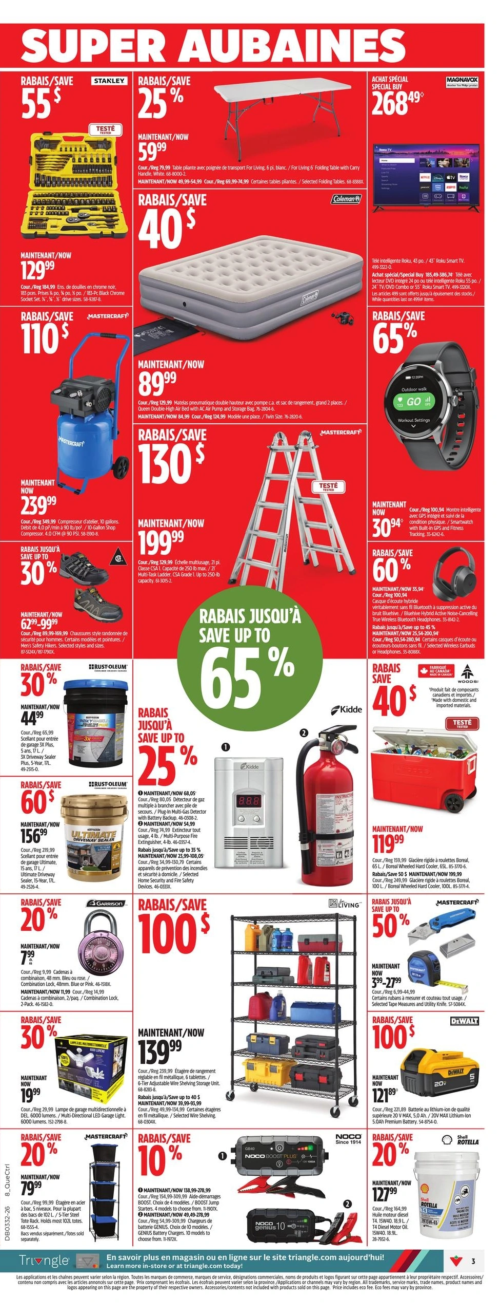Canadian Tire flyer page 3
