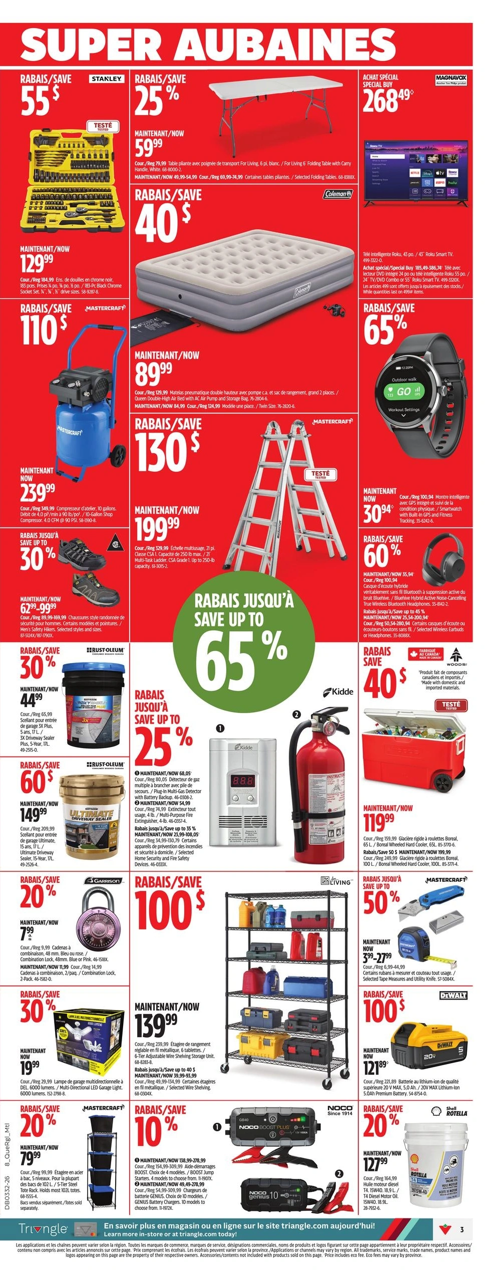 Canadian Tire flyer page 3