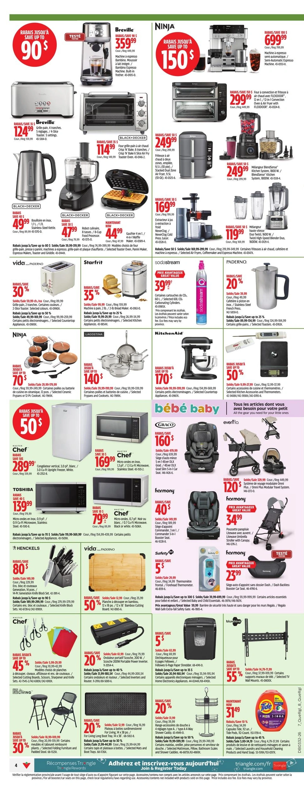 Canadian Tire flyer page 4