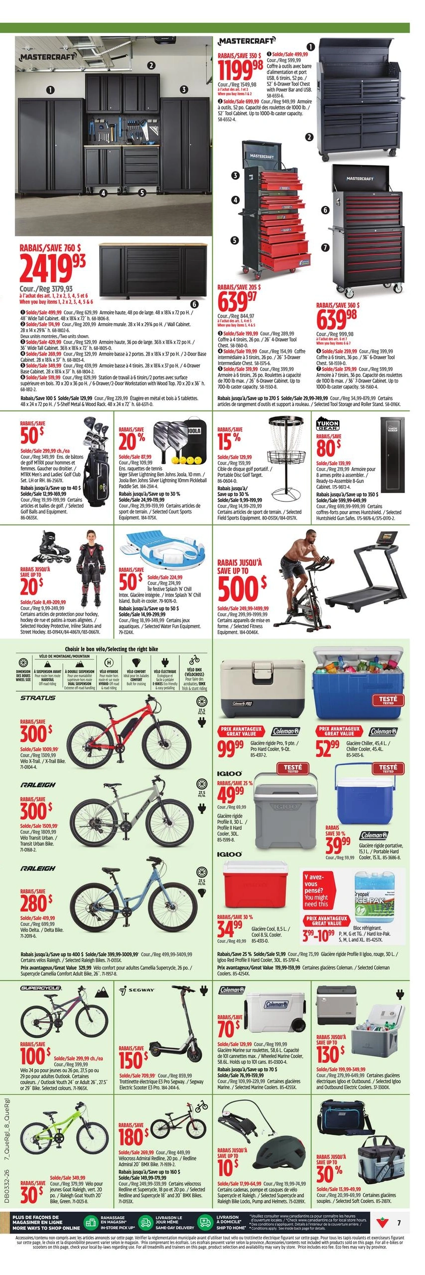 Canadian Tire flyer page 7