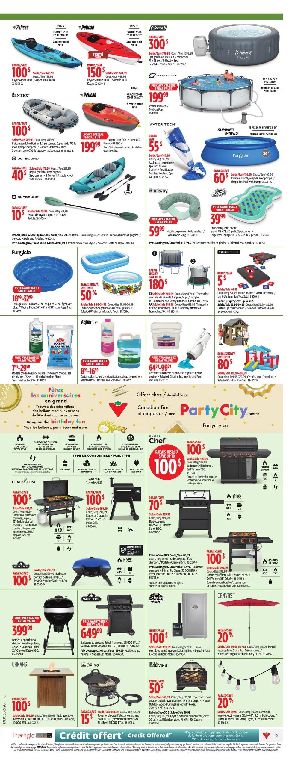 Canadian Tire flyer page 9